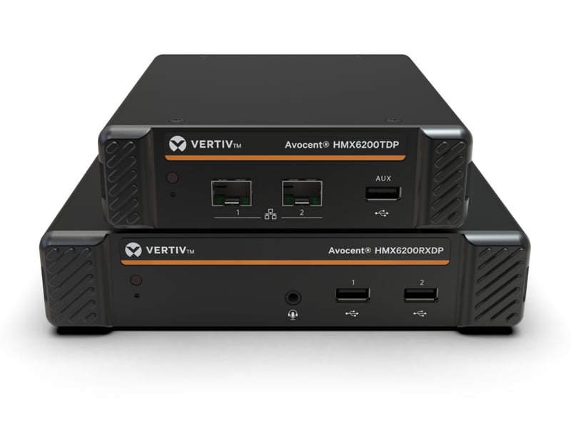 Vertiv AVOCENT HMX6200RXDP High-Performance Audio/Video Switch Receiver | 2x DisplayPort In | USB