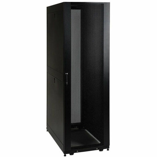 Eaton Tripp Lite Series 42U SmartRack Shallow-Depth Rack Enclosure Cabinet, Threaded 10-32 Mounting Holes with doors & side panels Eaton Corporation