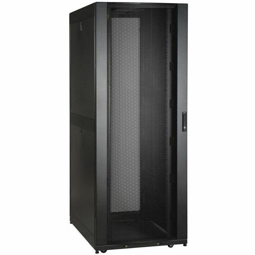 Eaton Tripp Lite Series 42U SmartRack Wide Standard-Depth Rack Enclosure Cabinet with Two Pre-Installed SRCABLEVRT3, with sides & doors Eaton Corporation