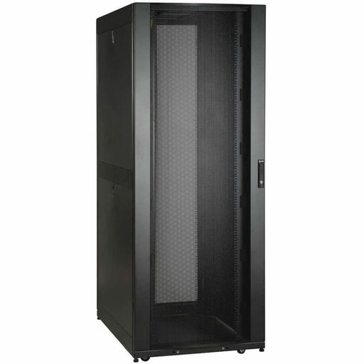 Eaton Tripp Lite Series 45U SmartRack Wide Standard-Depth Rack Enclosure Cabinet with Doors and Side Panels, 2 Pre-Installed Cable Managers Eaton Corporation