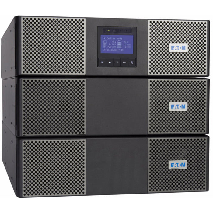Eaton 9PX 11kVA 10kW 208V Online Double-Conversion UPS - Hardwired Input, 8x 5-20R, 2 L14-30R, Hardwired Outlets, Cybersecure Network Card, Extended Run, 9U - Battery Backup Eaton Corporation