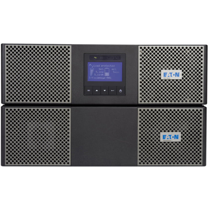 Eaton 9PX 3000VA 3000W 208V Online Double-Conversion UPS - Hardwired Input / Output, Cybersecure Network Card, Extended Run, 6U Rack/Tower - Battery Backup Eaton Corporation
