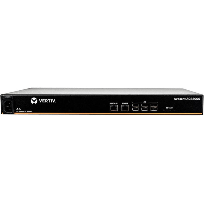 Vertiv Avocent ACS8048SAC-400 Console Server – 48-Port | Single AC | TAA Compliant