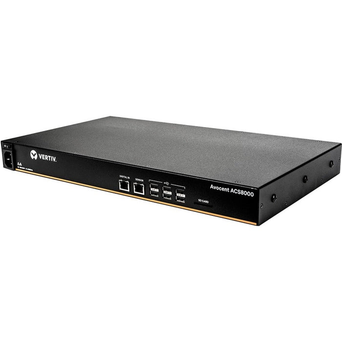 Vertiv Avocent ACS8008SAC-400 8-Port Serial Console Server with Single AC Power Supply