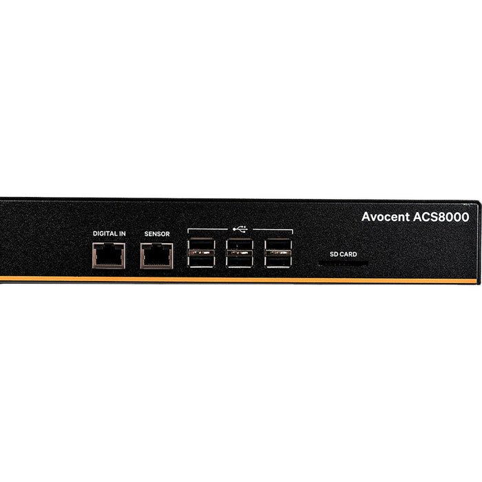 Vertiv Avocent ACS8008SAC-400 8-Port Serial Console Server with Single AC Power Supply