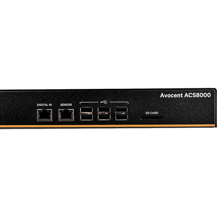 Vertiv Avocent ACS8008SDC-400 8-Port Console Server with Single DC Power Supply