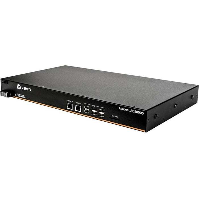 Vertiv Avocent ACS8008SDC-400 8-Port Console Server with Single DC Power Supply