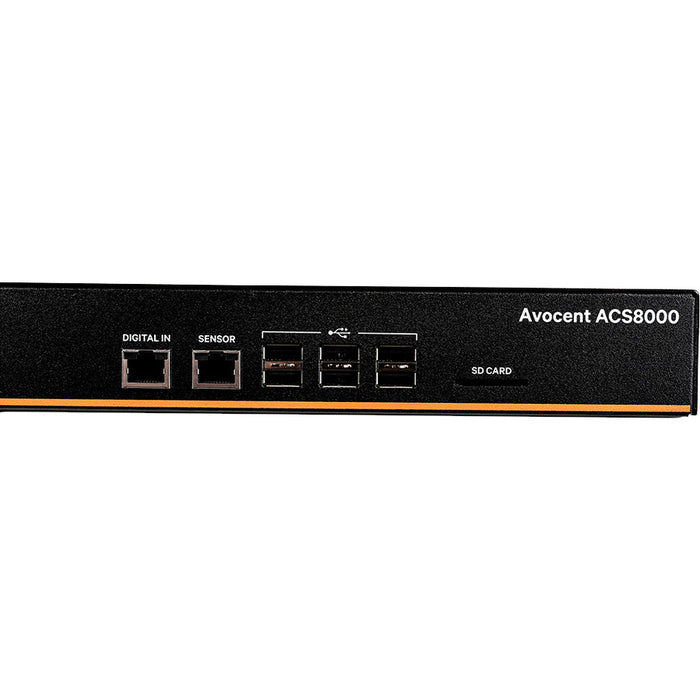 Vertiv Avocent ACS8016DAC-400 16-Port Serial Console Server with Dual AC Power