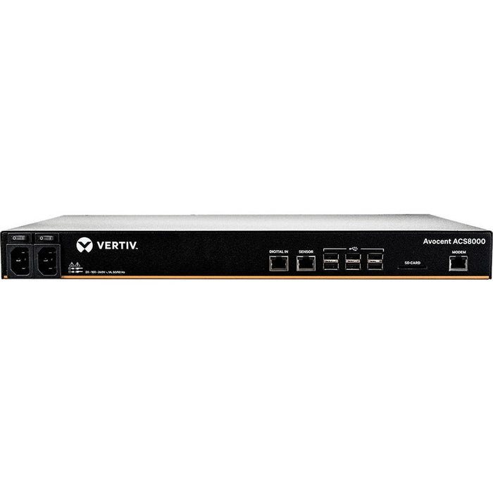 Vertiv Avocent ACS8000 32-Port Console Server with Dual AC & Modem