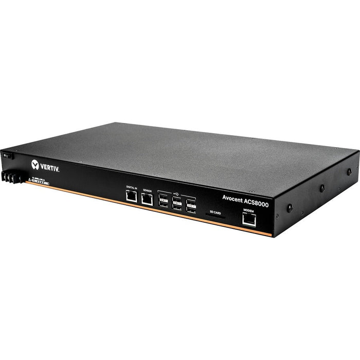 Vertiv Avocent ACS8032MDDC-400 Console Server – 32-Port, Dual DC Power with Modem