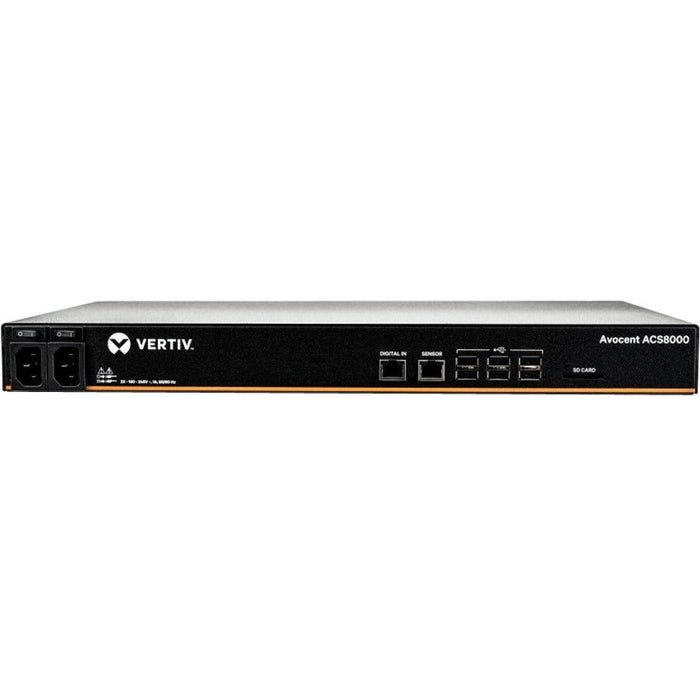 Vertiv Avocent ACS8000 48-Port Serial Console Server | Dual AC Power