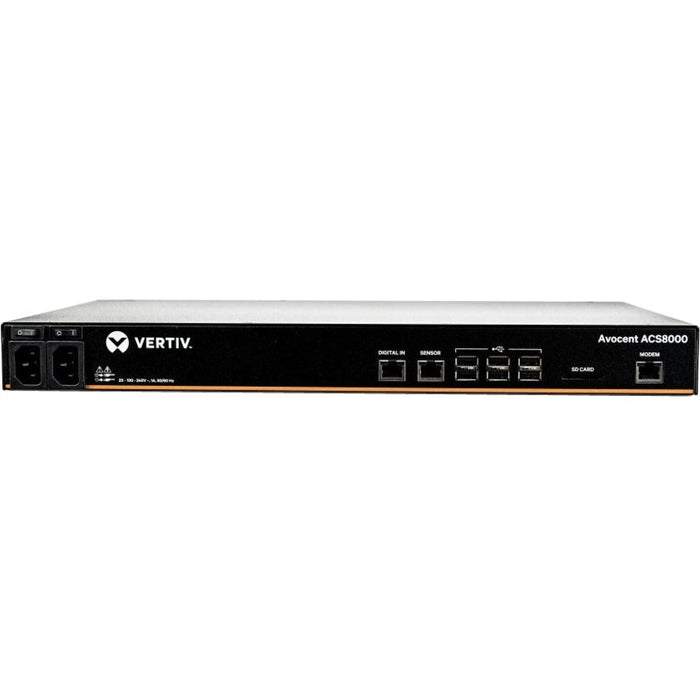 Vertiv Avocent ACS8048MDAC-400 48-Port Console Server | Modem | Dual AC