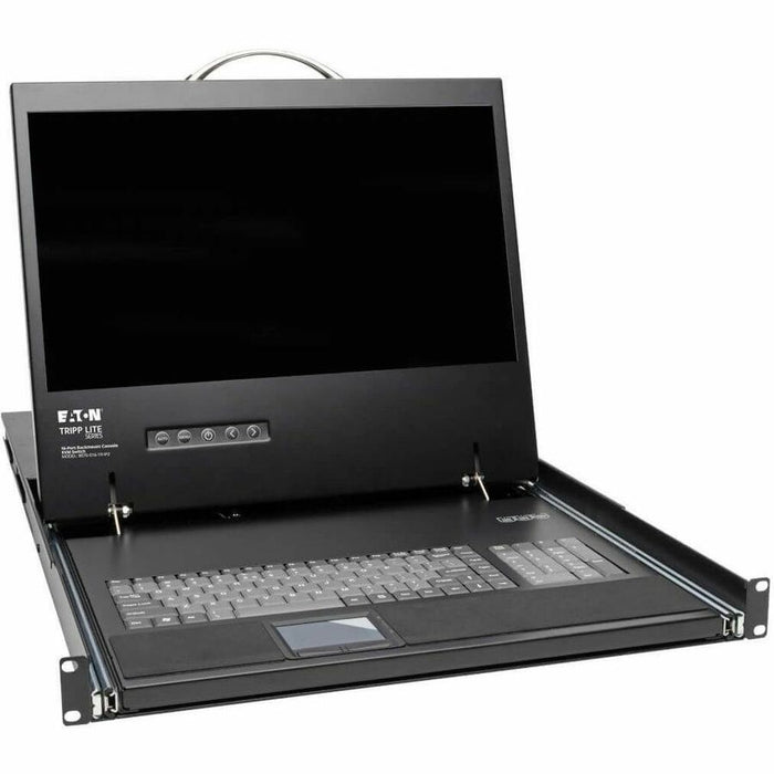 Eaton Tripp Lite Series NetCommander 16-Port Cat5 KVM over IP Switch - 19 in. LCD, 2 Remote + 1 Local User, 1U Rack-Mount, TAA Eaton Corporation
