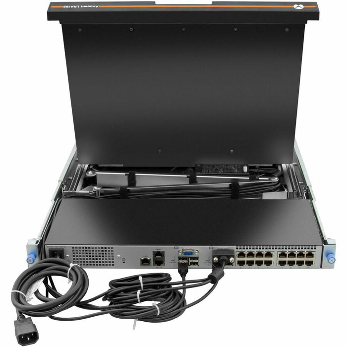 Vertiv Avocent LRA185KMM8D-G01 Rack Console | 18.5" LCD | 8-Port KVM | USB KB & Touchpad