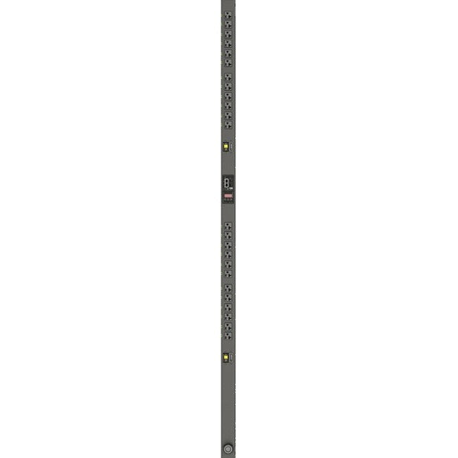 Vertiv Geist VP8932 Switched Rack PDU – 30A, 120V, 2.8kW, L5-30P, 24x NEMA 5-20R, 0U Vertical
