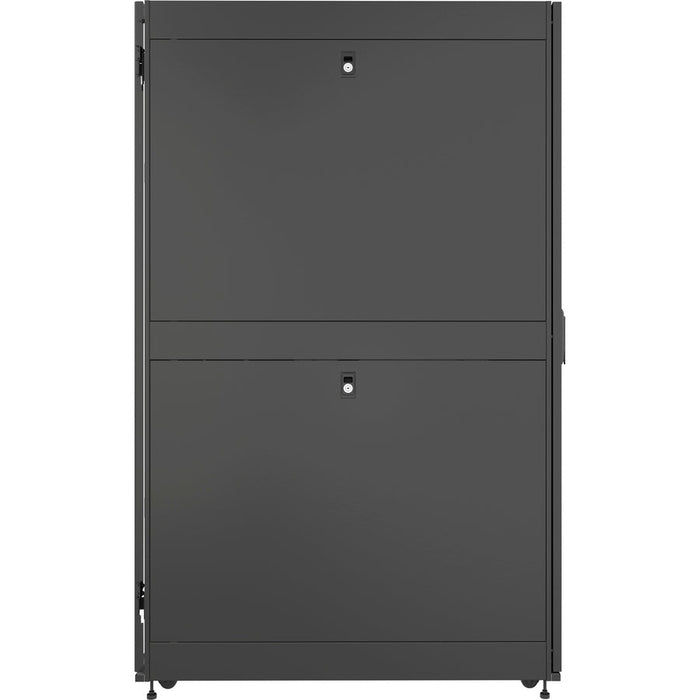 Vertiv VR3157SP VR Rack - 48U Server Rack Enclosure with Shock Packaging | 800x1100mm | Tool-less 19-Inch Cabinet