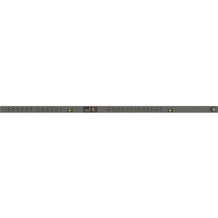 Vertiv Geist NR30021 24-Outlets Monitored PDU, NEMA L5-30P, 120V, Vertical Rackmount