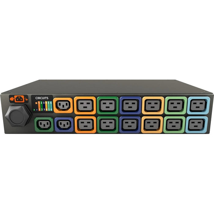 Vertiv Geist MN01XDR1-15P3B8-6PS15D0H10-S 15-Outlets Horizontal 2U Rack PDU (I10047L)