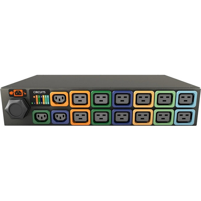 Vertiv Geist MN01DDR1-15P3B8-6PS15D0H10-S 15-Outlet Metered Horizontal PDU (I10093L)