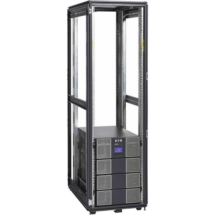 Eaton 9PXM 4-16kVA 208/240V Split-Phase Modular Scalable Online Double-Conversion UPS Cabinet, Hardwired Input / Output, Cybersecure Network Card Option, 14U, TAA Eaton Corporation