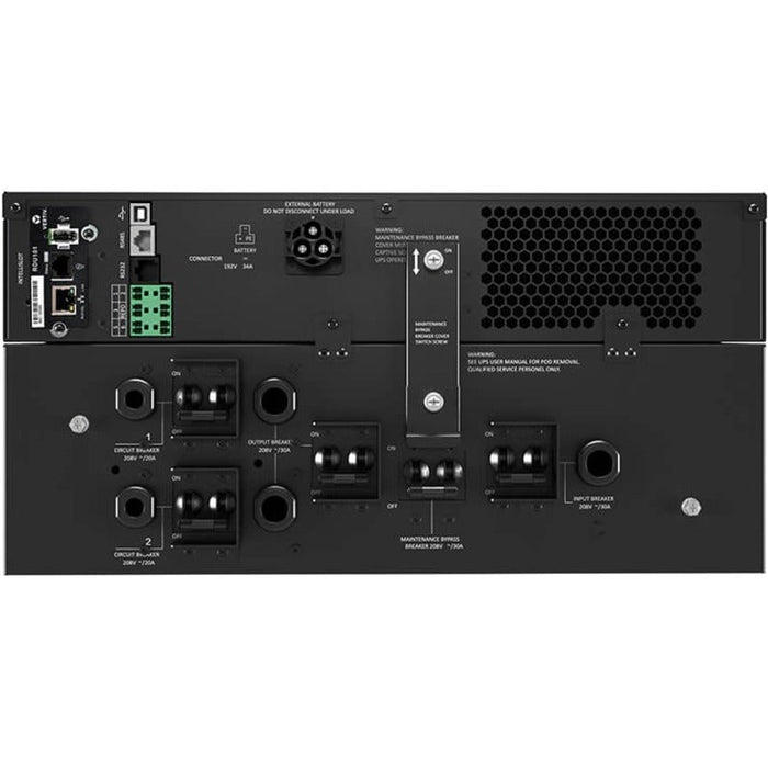Vertiv Liebert GXT5 UPS - 4900VA/4600W 208V | 5U Online Rack/Tower | Hardwired + C13/C19 Output
