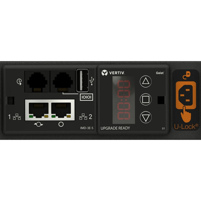 Vertiv Geist UU30010L UPDU 22kW 0U Switched rPDU – 30 Outlets (C13/C19) | Universal Input