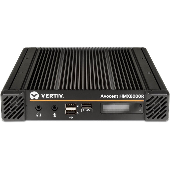 Vertiv Avocent HMX8000R IP KVM Receiver | 4K 60Hz Video | 10GbE | 4 USB 2.0 | 1U Rack | TAA