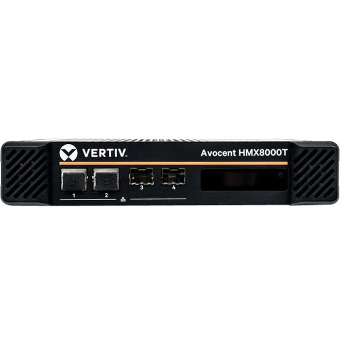 Vertiv Avocent HMX8000T 4K IP KVM Transmitter – Dual Head 4K, USB 2.0, 10GbE, 1U Rackmount