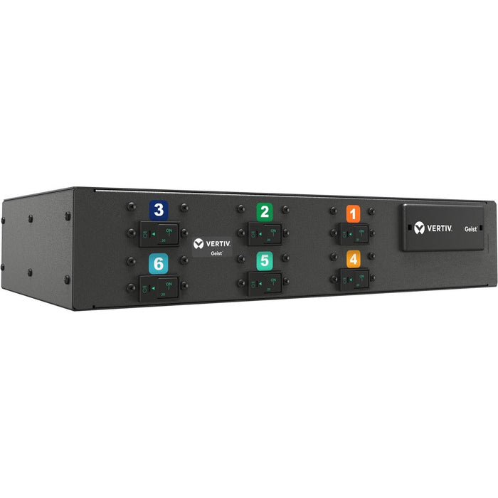 Vertiv Geist rPDU DU00X2R1-18PB67-2S02A9F00-S | 18-Outlets Basic PDU | Horizontal | 2U