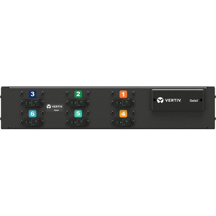 Vertiv Geist rPDU DU00X2R1-18PB67-2S02A9F00-S | 18-Outlets Basic PDU | Horizontal | 2U