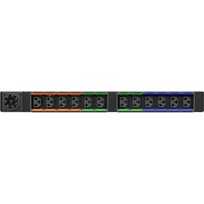 Vertiv Geist UI30024 rPDU | 12 x C13/C19 Outlets | Universal Input | Monitored | 1U Horizontal Rack
