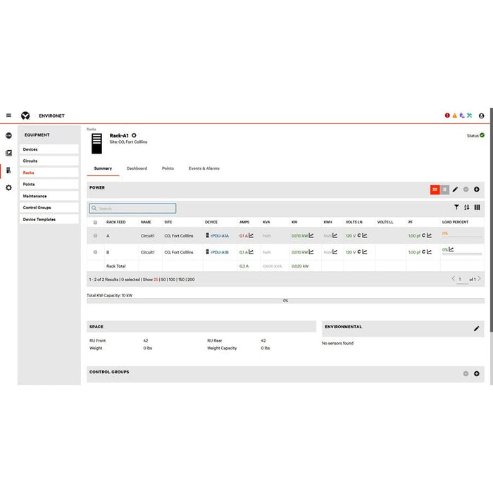 Vertiv Environet Alert Software License | 50 Devices | Data Center Monitoring