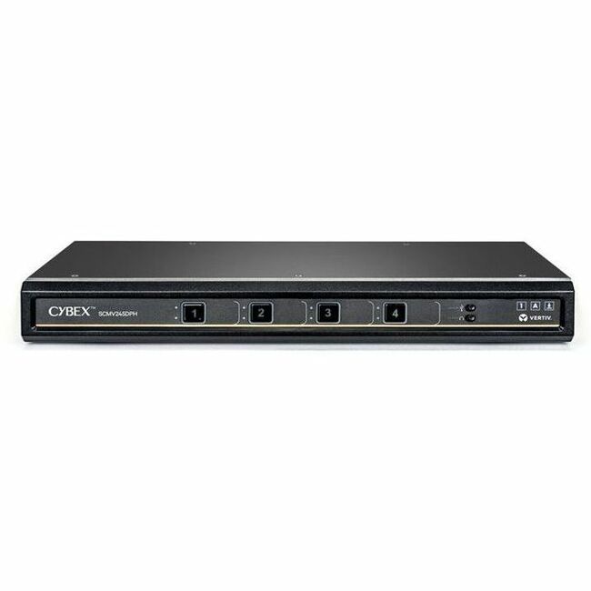 Vertiv Avocent Cybex SCMV2160DPH-400 Secure MultiViewer KVM Switch, 16-Port, Dual Display, 4K, HDMI/DP/DVI-D Support, NIAP PP4.0 Certified, TAA Compliant