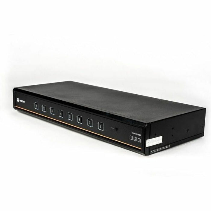 Vertiv Avocent Cybex SC985DPH-400 Secure 8-Port Dual Head KVM Switch with CAC, NIAP 4.0, 4K Support