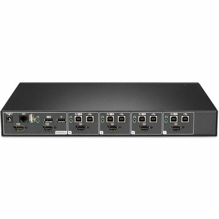 Vertiv Avocent Cybex SCM145DPH-400 Secure 4-Port KVM Switch with Touchscreen Support & CAC, NIAP 4.0, TAA Compliant