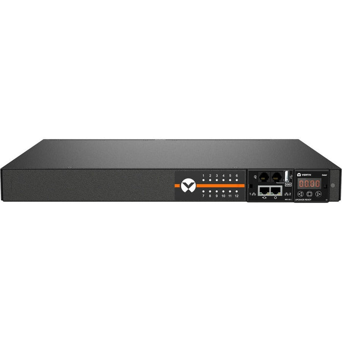 Vertiv Geist rPDU MNU3E1R5-12S203-2TL5A0H10-S | 12-Outlets, Switched, Horizontal, 120V