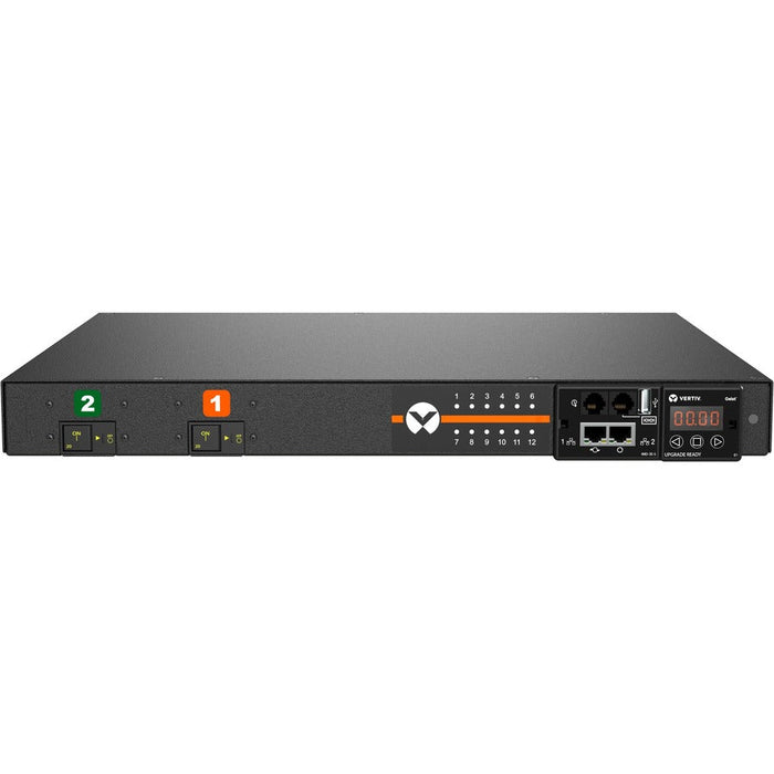 Vertiv Geist Switched Rack PDU VP53101 | 30A | 120V | 1U | 12x5-20R | L5-30P | Horizontal