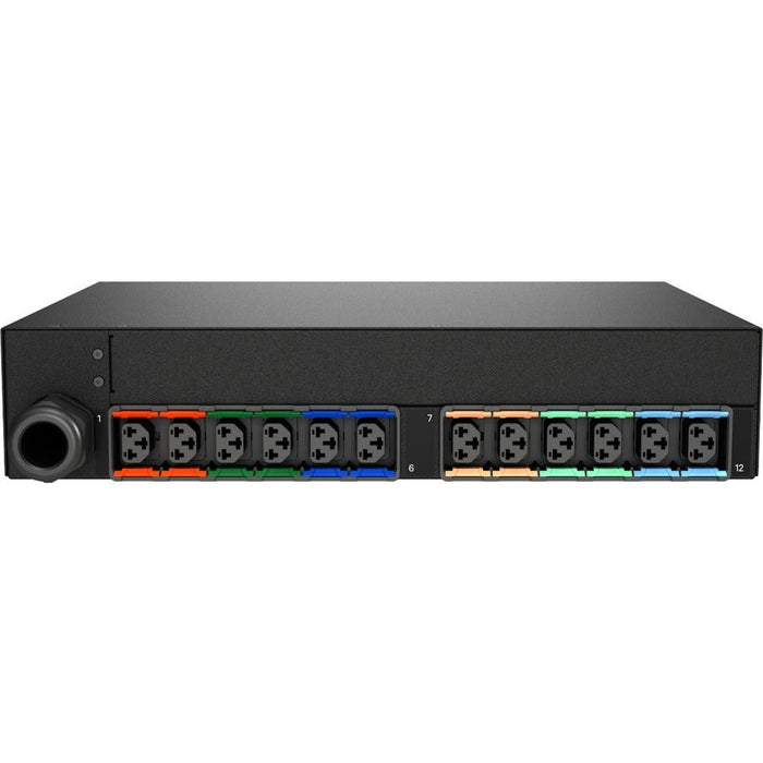 Vertiv Geist rPDU NR30214 | 12-Outlets | 3P+E IP67 | EC Monitored | 2U | Horizontal Mount | 17.2kW | TAA Compliant