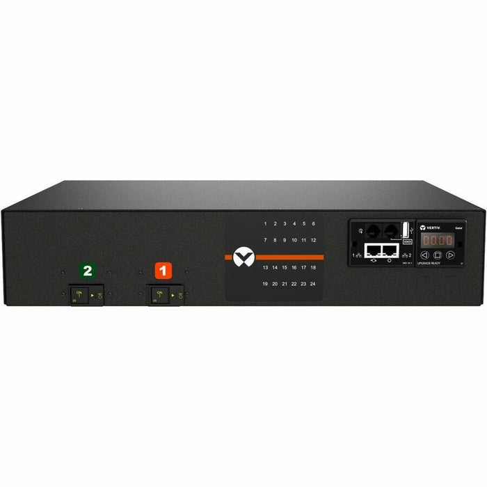 Vertiv Geist rPDU MNR3EDR6-24CF18-3TL14A0H10-S | 24-Outlets | 30A Monitored PDU | L14-30P | 2U Rackmount