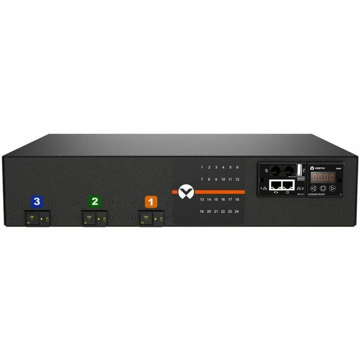 Vertiv Geist rPDU MNU3EDR6-24CF18-3TL21A0H10-S | 24-Outlets | Switched PDU | L21-30P | 30A | 2U Horizontal Mount