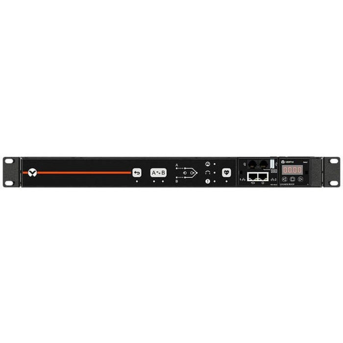 Vertiv Geist VA4U1100 Rack Transfer Switch PDU – 1U, 10x Locking C13, Dual C14 Input, 120V/208V/230V, Unit Level Monitored