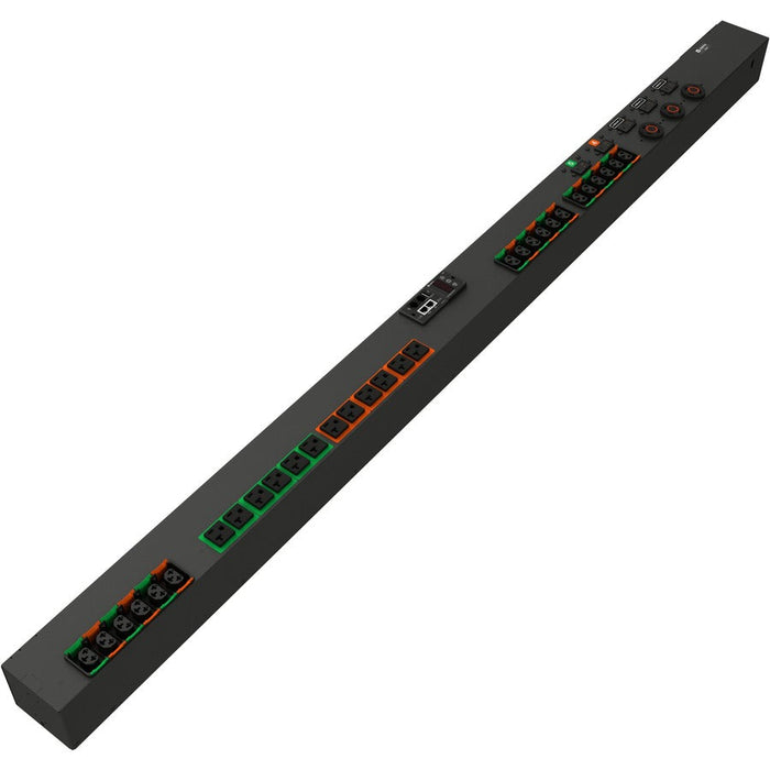 Vertiv Liebert VP4N6003 Vertical Metered PDU – 60A, 11.5kW, (18) C13/C19, (12) NEMA 5-20R, (3) NEMA L14-30R, 0U Rack-Mountable