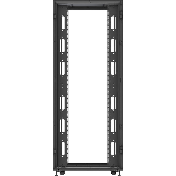 Vertiv VR3150-007 42U Rack Cabinet, 19" Depth, Black, Steel