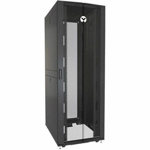 Vertiv VR3107-005 48U VR Rack Cabinet – 600mm x 1100mm, Black, Steel