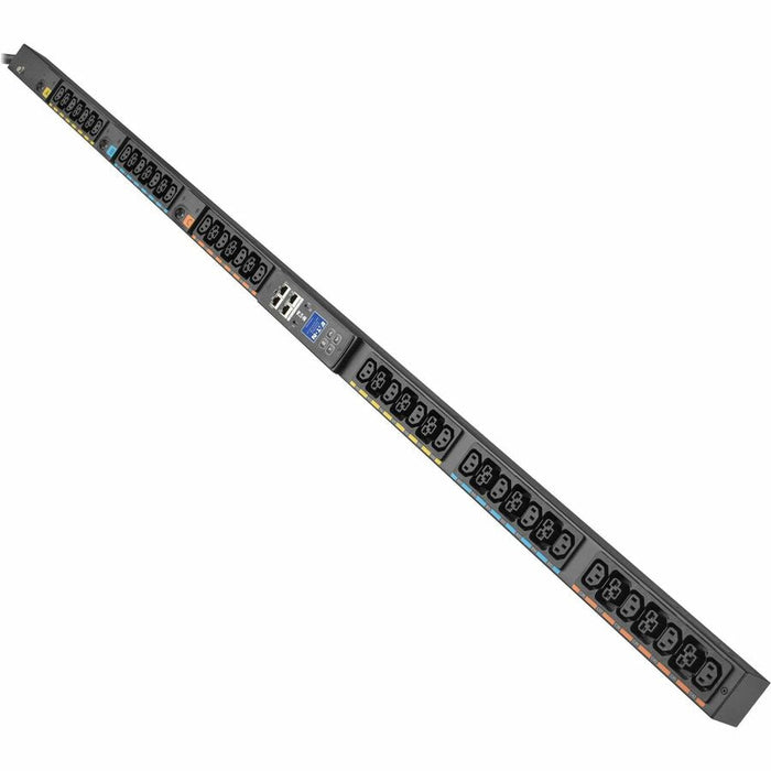 Eaton 3-Phase Metered Input Rack PDU G4, 208V, 42 Outlets, 24A, 8.6kW, L15-30 Input, 10 ft. Cord, 0U Vertical Eaton Corporation