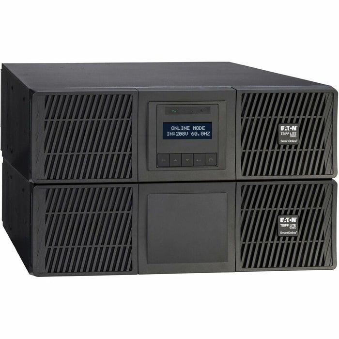 Eaton Tripp Lite Series SmartOnline 5000VA 4500W 120/208V Online Double-Conversion UPS with Stepdown Transformer and Maintenance Bypass - 5-20R/L6-20R/L6-30R Outlets, L6-30P Input, Network Card Included, Extended Run, 6U Eaton Corporation