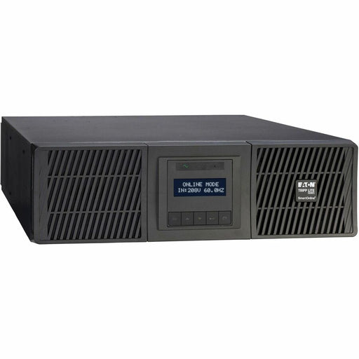 Eaton Tripp Lite Series SmartOnline 6000VA 5400W 208V Online Double-Conversion UPS - 2 L6-20R and 2 L6-30R Outlets, L6-30P Input, Network Card Included, Extended Run, 3U Rack/Tower Eaton Corporation