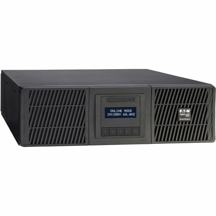 Eaton Tripp Lite Series SmartOnline 5000VA 4500W 208V Online Double-Conversion UPS with Maintenance Bypass - L6-20R/L6-30R Outlets, L6-30P Input, Network Card Included, Extended Run, 3U Rack/Tower Eaton Corporation
