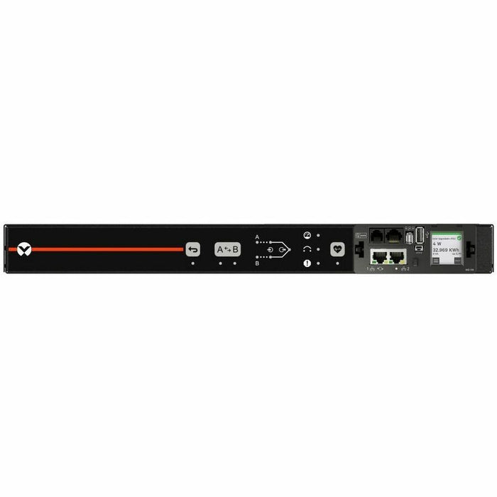 Vertiv PowerIT VA4N21A1 Rack Transfer Switch, 20A, 208V, 3.3kW, Monitored