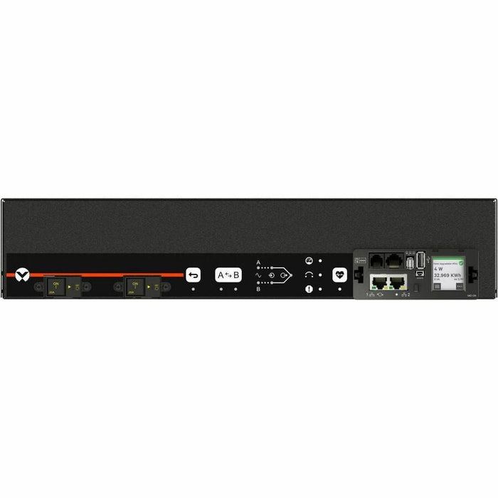 Vertiv VA4N32A1 Rack Transfer Switch, 30A, 120V, 2.8kW, 20x5-20R